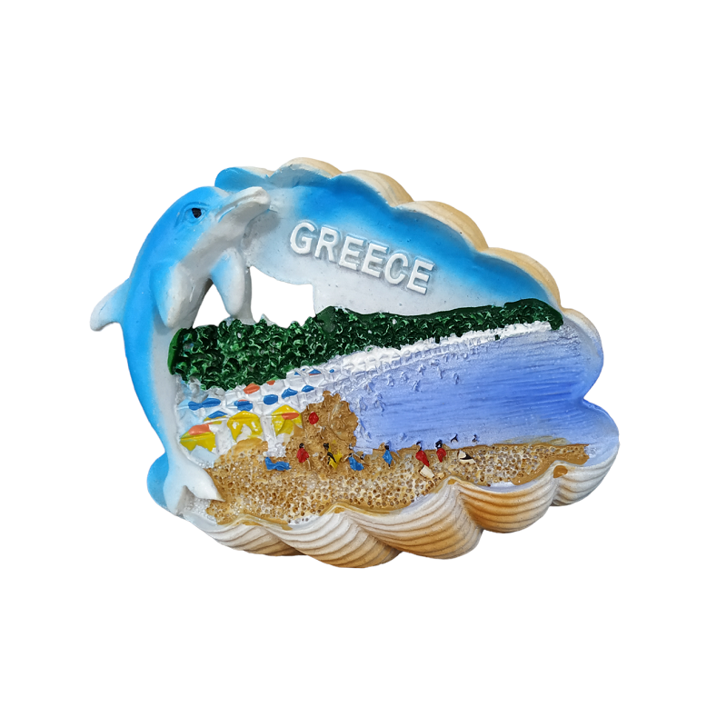 Tourist Souvenir Magnet – Set of 12pcs - Resin Magnet - Greece - 678018