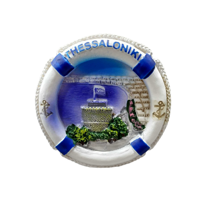 Souvenir tourist magnet - Set of 12pcs - Resin Magnet - Thessaloniki - 678160