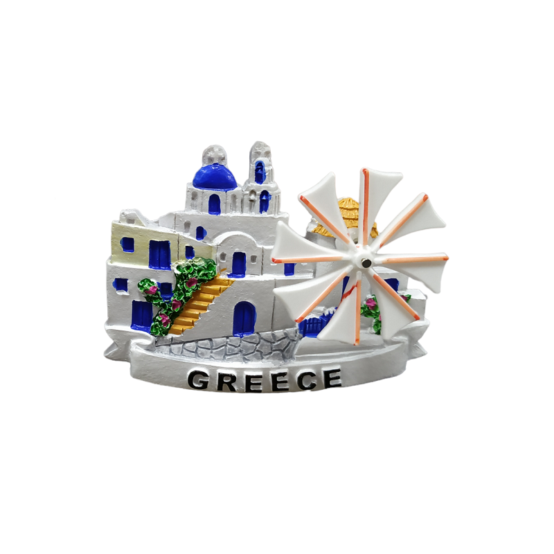 Tουριστικό μαγνητάκι Souvenir – Σετ 12pcs - Resin Magnet - 678179