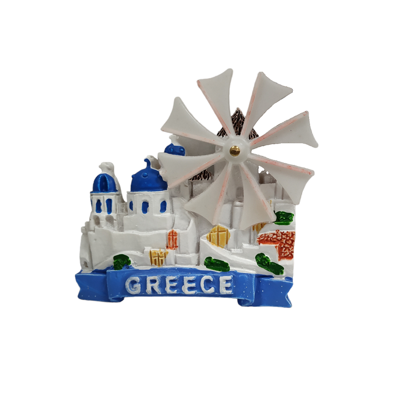 Tουριστικό μαγνητάκι Souvenir – Σετ 12pcs - Resin Magnet - 678210