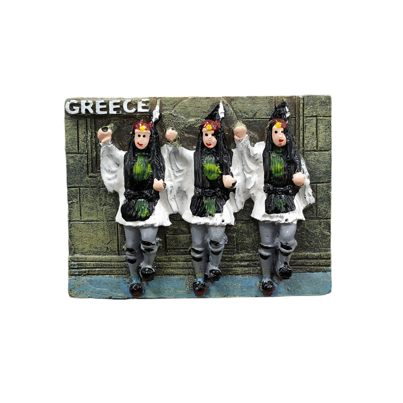 Tourist Souvenir Magnet – Set of 12pcs - Resin Magnet - Greece - 678228