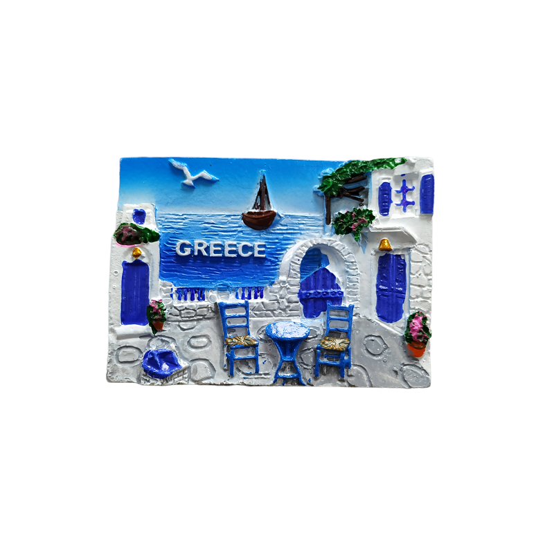 Tουριστικό μαγνητάκι Souvenir – Σετ 12pcs - Resin Magnet - 678259