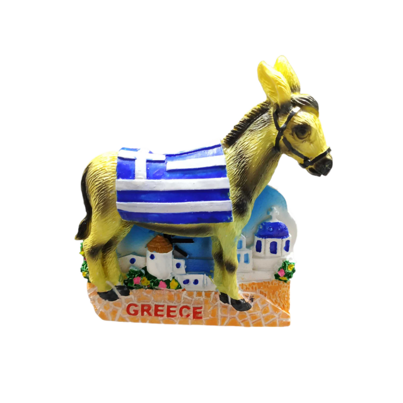 Tourist Souvenir Magnet - Set of 12pcs - Resin Magnet - Greece - 678288