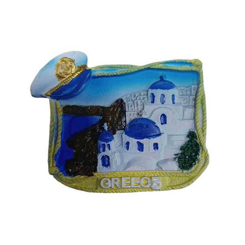 Souvenir tourist magnet - Set of 12pcs - Resin Magnet - Greece - 678363