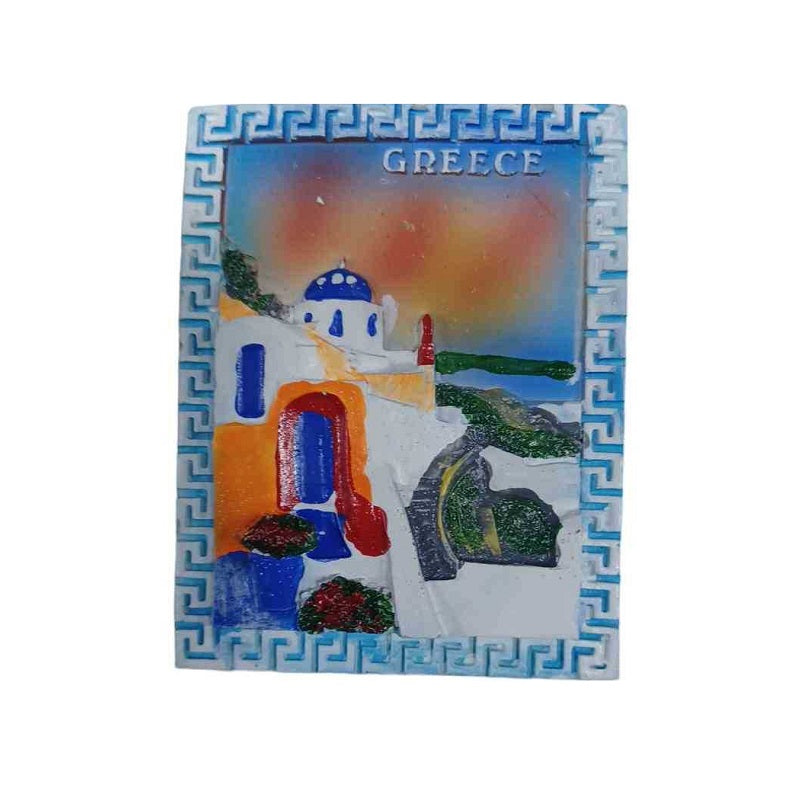 Souvenir tourist magnet - Set of 12pcs - Resin Magnet - Greece - 678375