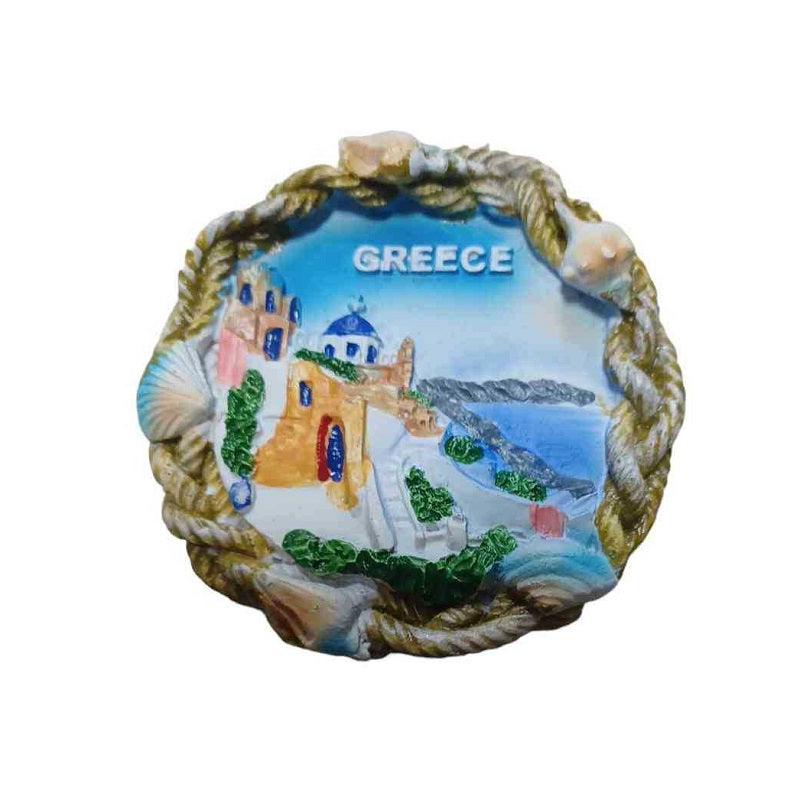 Tourist Souvenir Magnet - Set of 12pcs - Resin Magnet - Greece - 678385