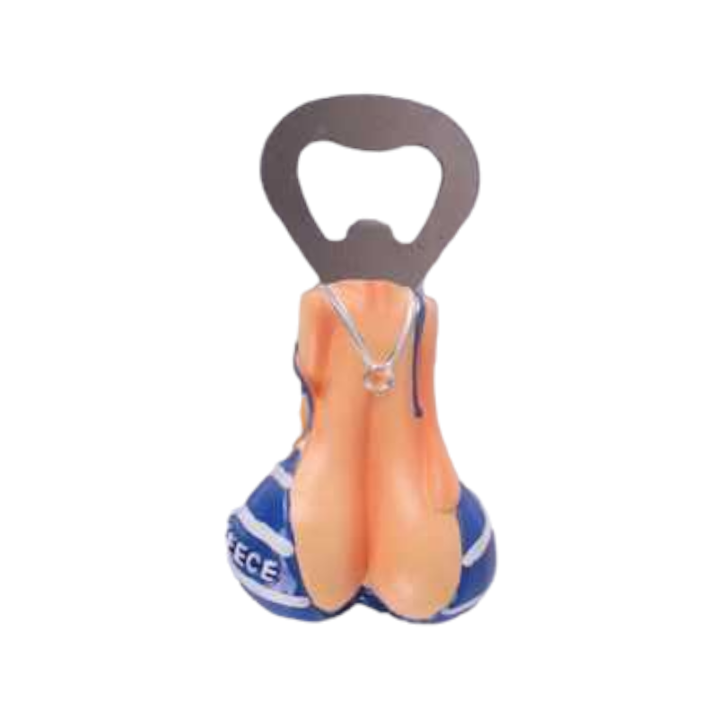 Tourist Souvenir Magnet – Bottle Opener - Set of 12pcs - Resin Magnet - Greece - 678393
