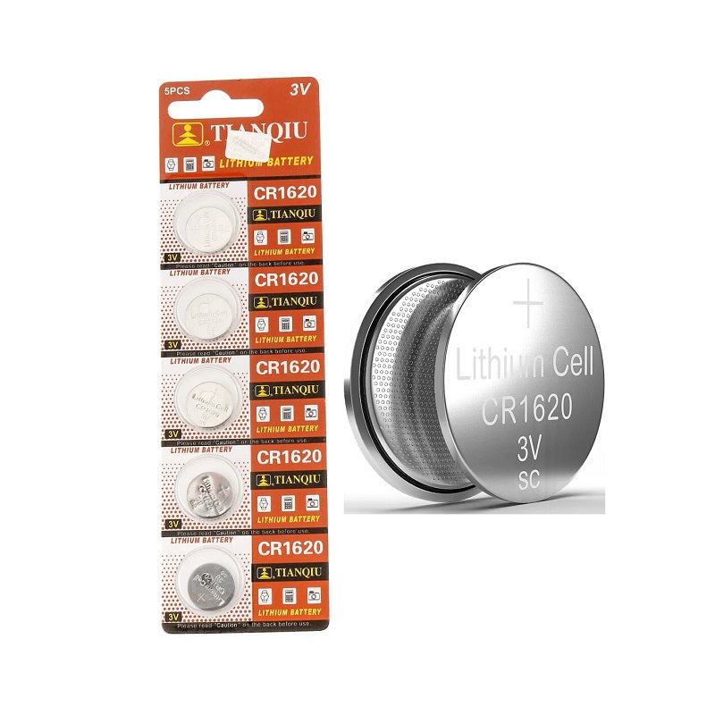 Μπαταρίες Λιθίου - CR1620 - 3V - 5pcs - 682290 - iThinksmart.gr