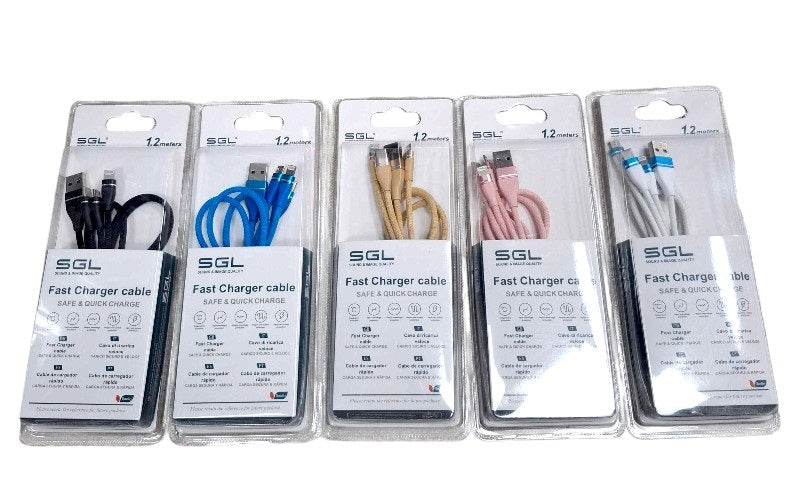 Καλώδιο φόρτισης & data 3in1 - Fast Charge - 1.2m - 694700