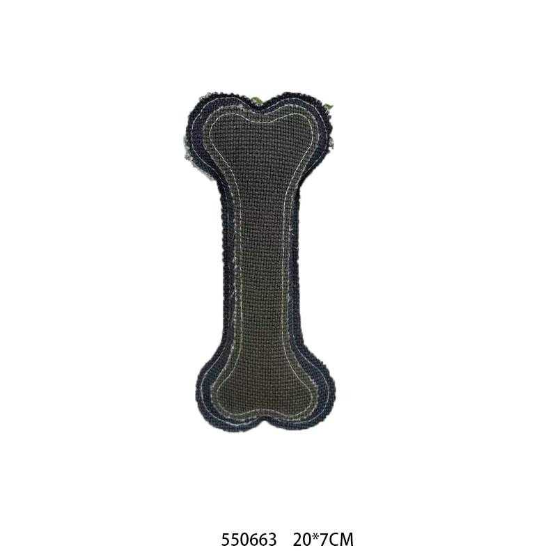 Υφασμάτινο παιχνίδι σκύλου κόκκαλο - 20x7cm - 550663 - iThinksmart.gr