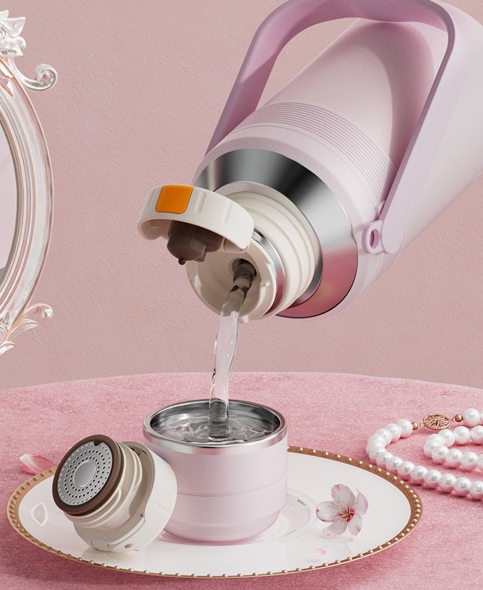 Φορητό παγούρι-θερμός - 1500ml - 696499 - Pink