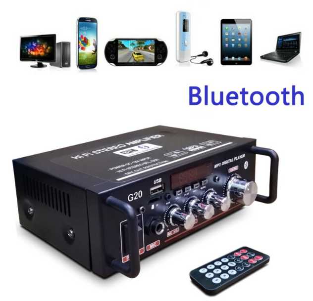 Στερεοφωνικός ραδιοενισχυτής Karaoke – BT-G20 – 991531 - iThinksmart.gr