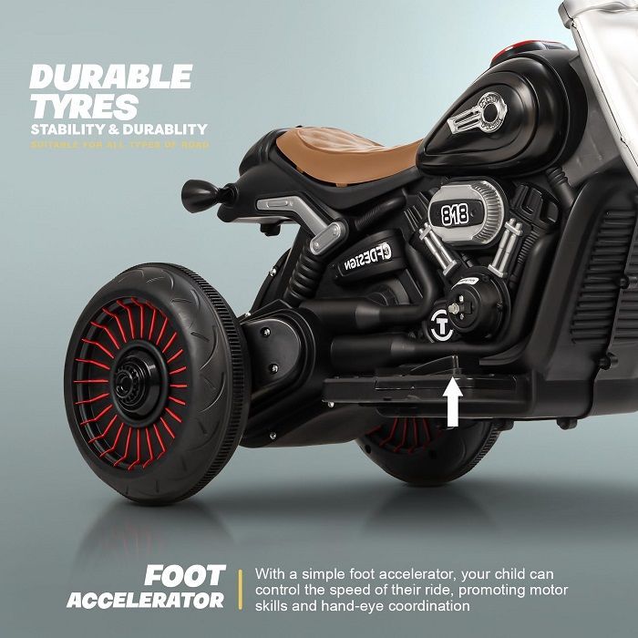 Παιδικό ηλεκτροκίνητο τρίκυκλο scooter - BJQ-818 - 701113 - Blue