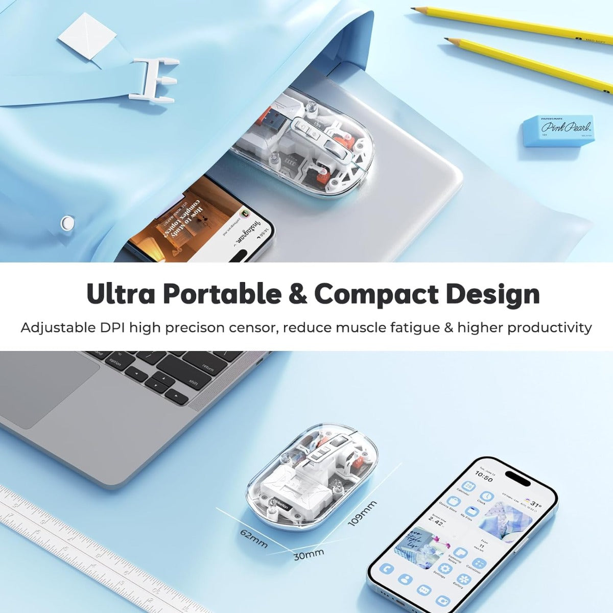 Meetion MT-BTM005 Wireless Mouse White