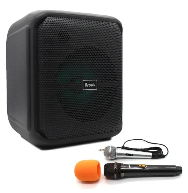 Φορητό ηχείο subwoofer με 2 μικρόφωνα Karaoke - BTS-1740 - 717400