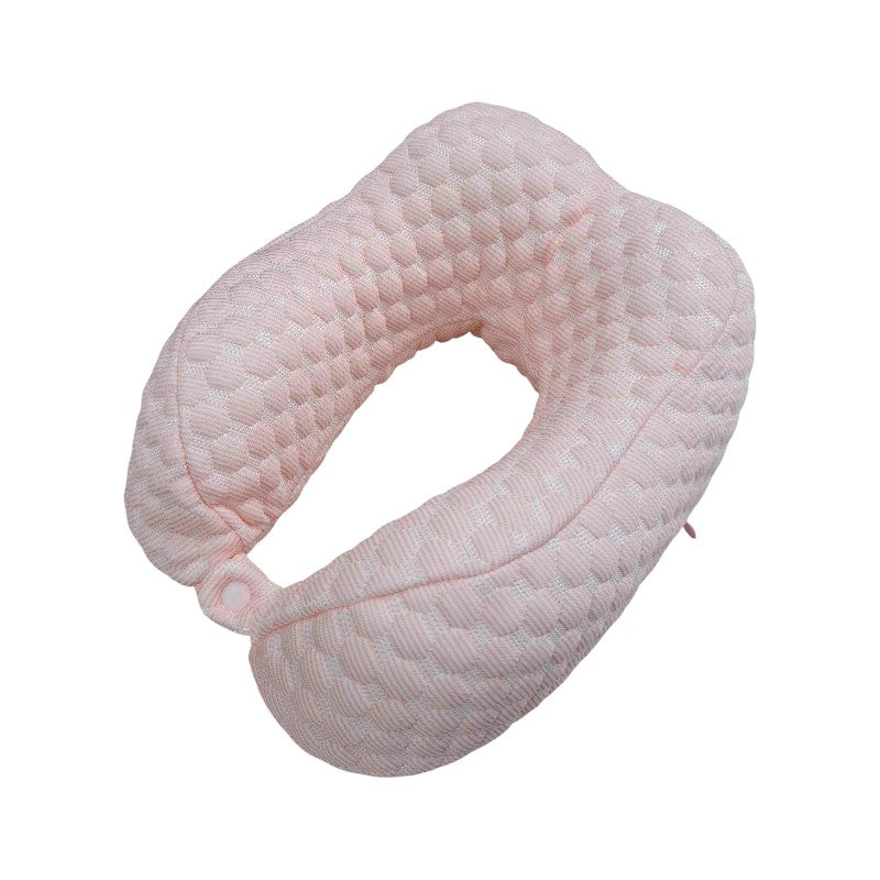 Μαξιλάρι αυχένα ταξιδίου - Memory Foam - 71892 - Pink