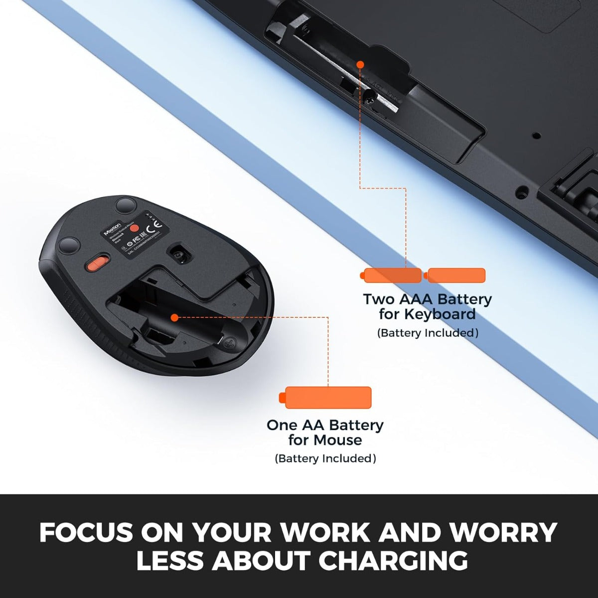 Meetion DirectorA Ergonomic Combo / Black