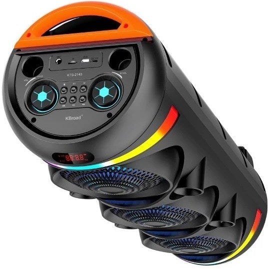 Φορητό ηχείο subwoofer με 2 μικρόφωνα Karaoke - KTS-2143 - 721438