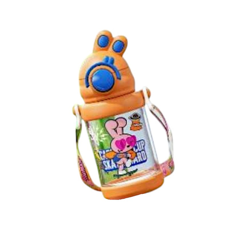Children's plastic water bottle - 650ml - 722405 - Orange