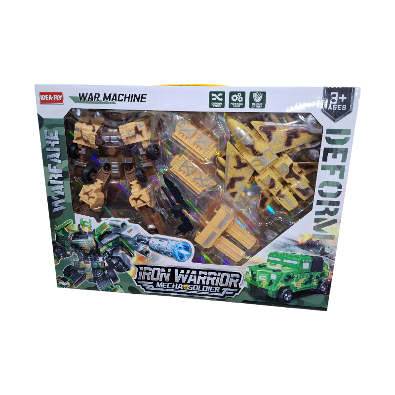 Robot Transforming Vehicle Set with Accessories - BF-1116 - 730185
