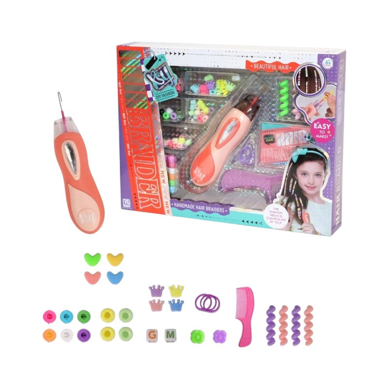 Hair braid set with patterns - KSY933 - 730221