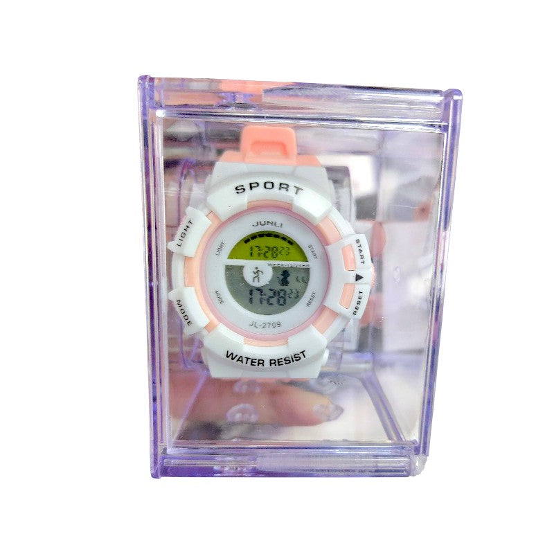 Children's digital wristwatch - 2709 - 756873 - Orange