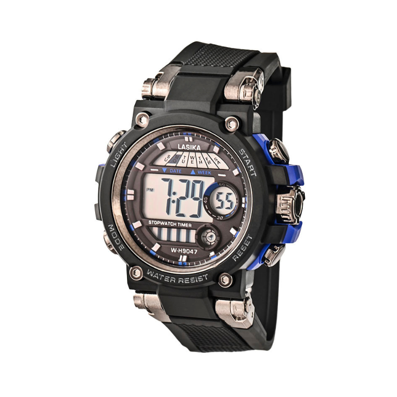 Ψηφιακό ρολόι χειρός - LS9047 - Lasika - 817322 - Black/Blue