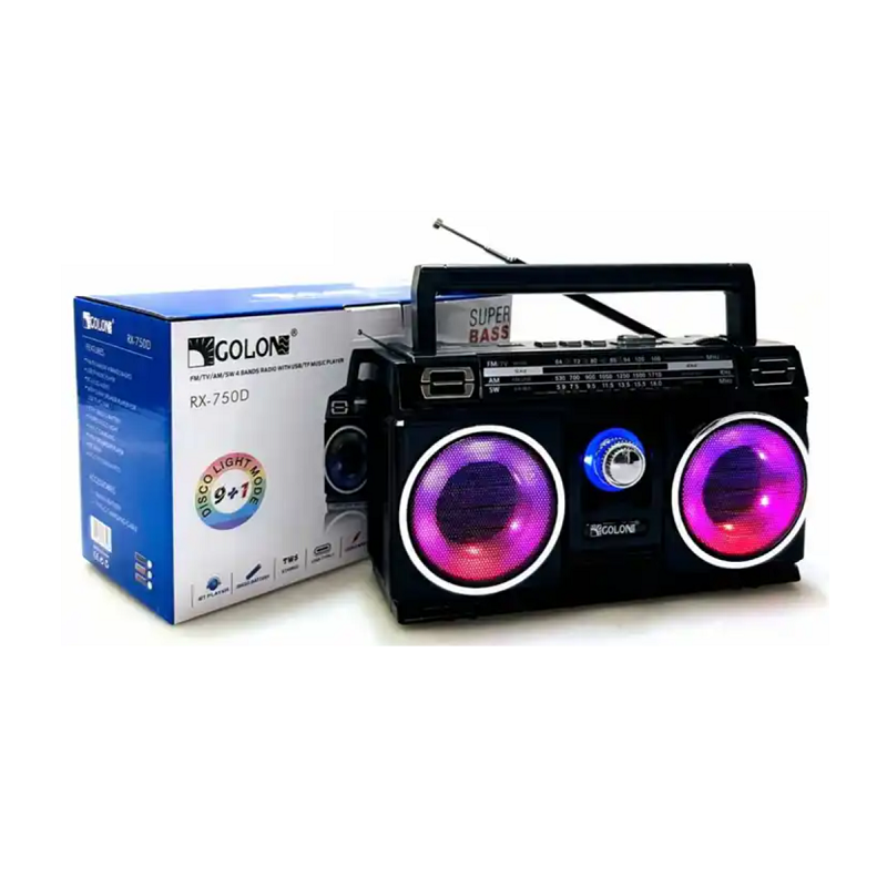 Rechargeable radio - RX750D - 797506 - Black
