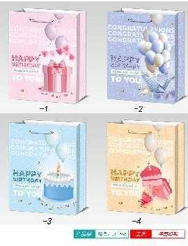 Birthday gift bag set - 697S - 869720