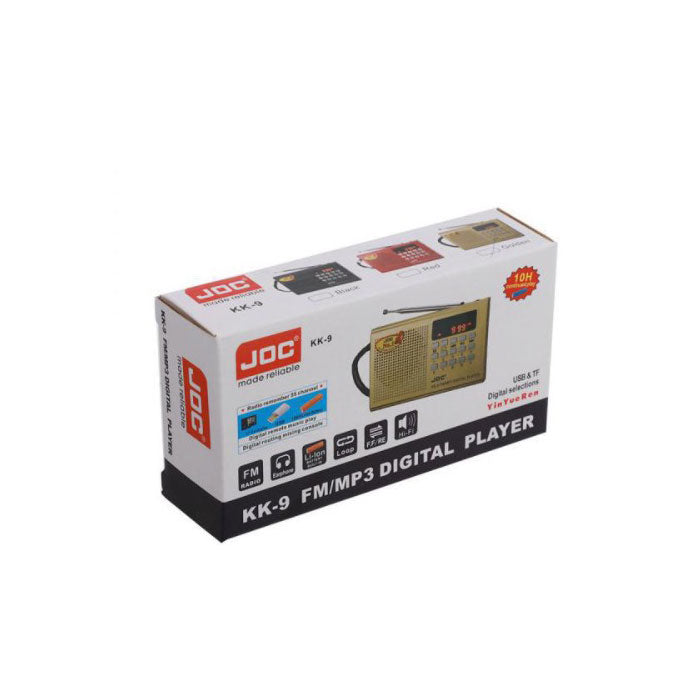 Rechargeable radio - JOC-KK-9 - 800090 - Black
