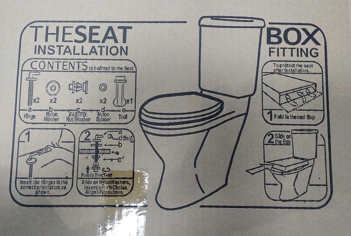 Toilet seat cover - 872B - 802226