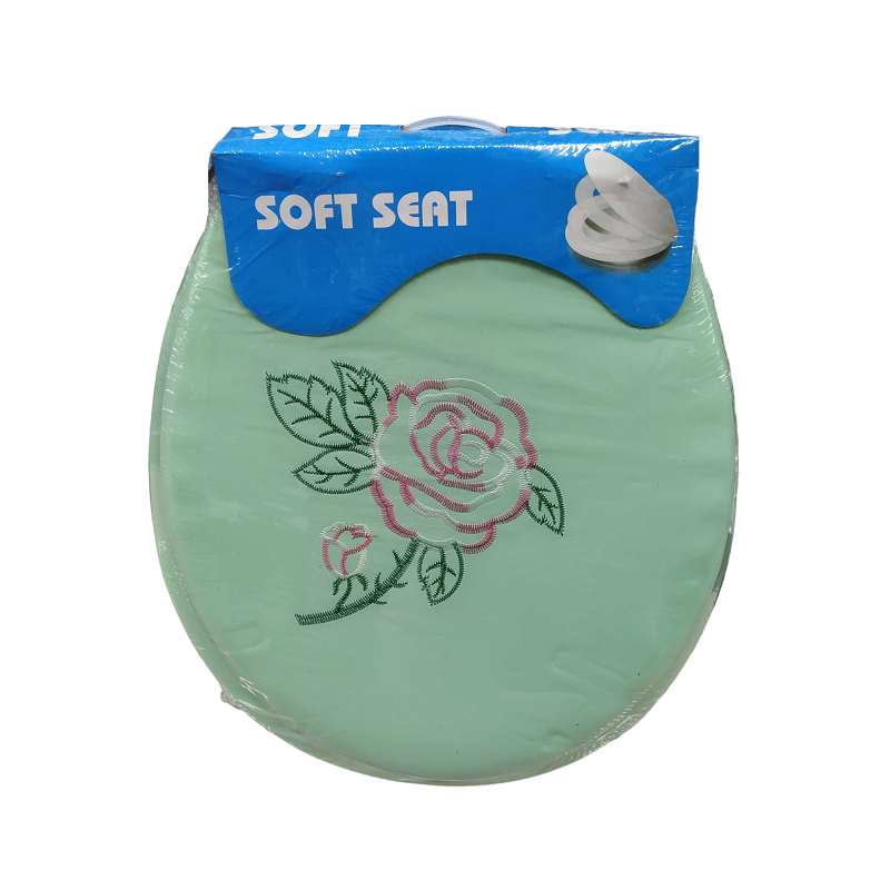 Toilet bowl cover - Soft PVC - 80225 - Green