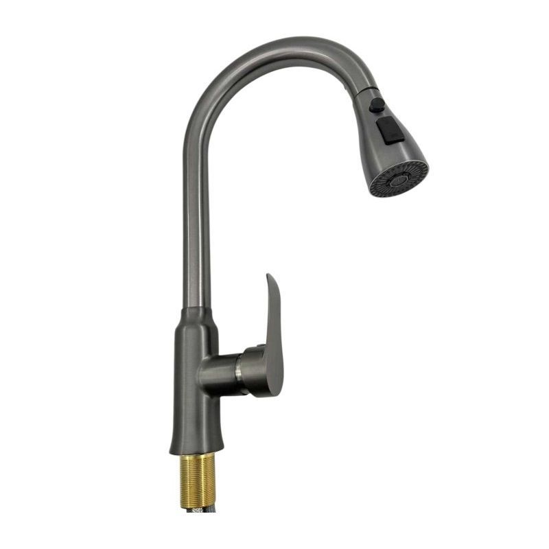 Kitchen faucet with extendable head - Grey - 802301