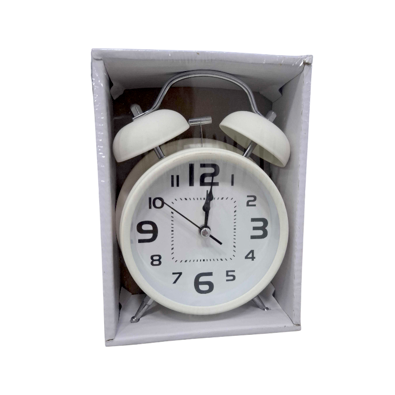 Table clock - Alarm clock - 8806-11 - 806115 - White