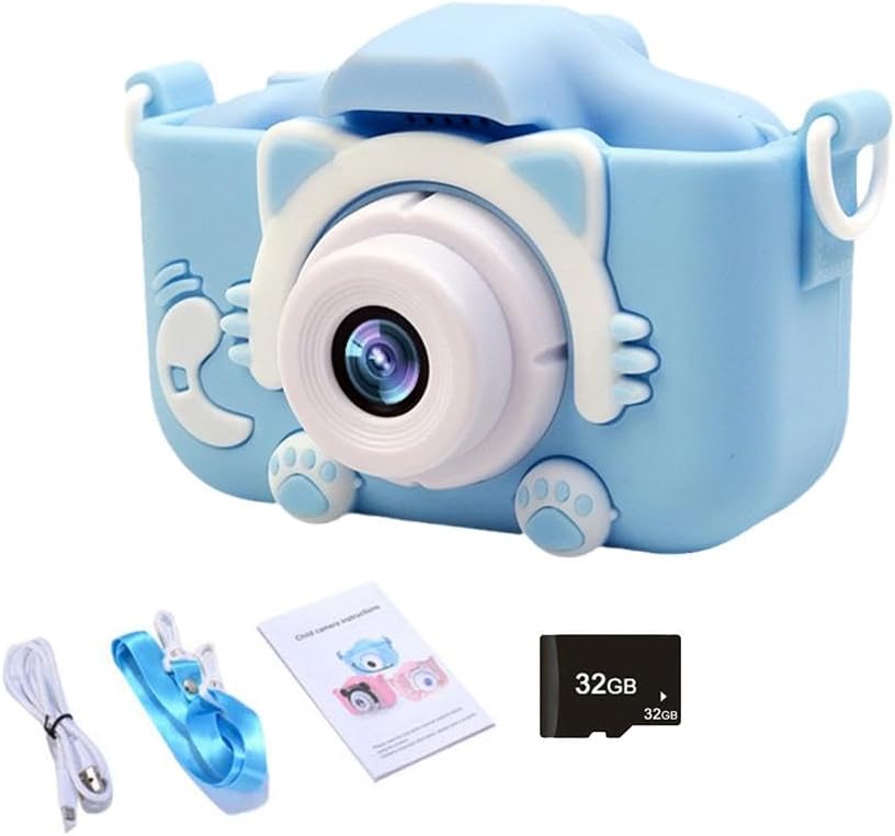 Children's digital camera - X200 - Cat - 884461 - Blue