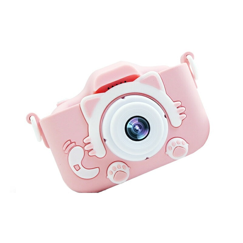 Children's digital camera - X200 - Cat - 884461 - Pink