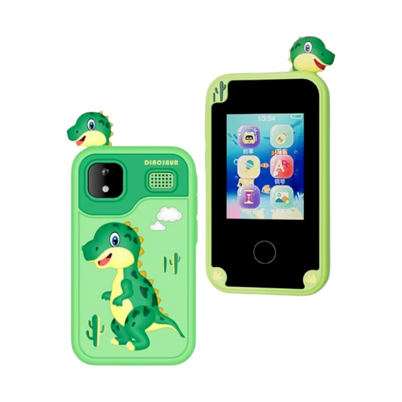 Children's smartphone with camera &amp; games - D13 - 812860 - Green