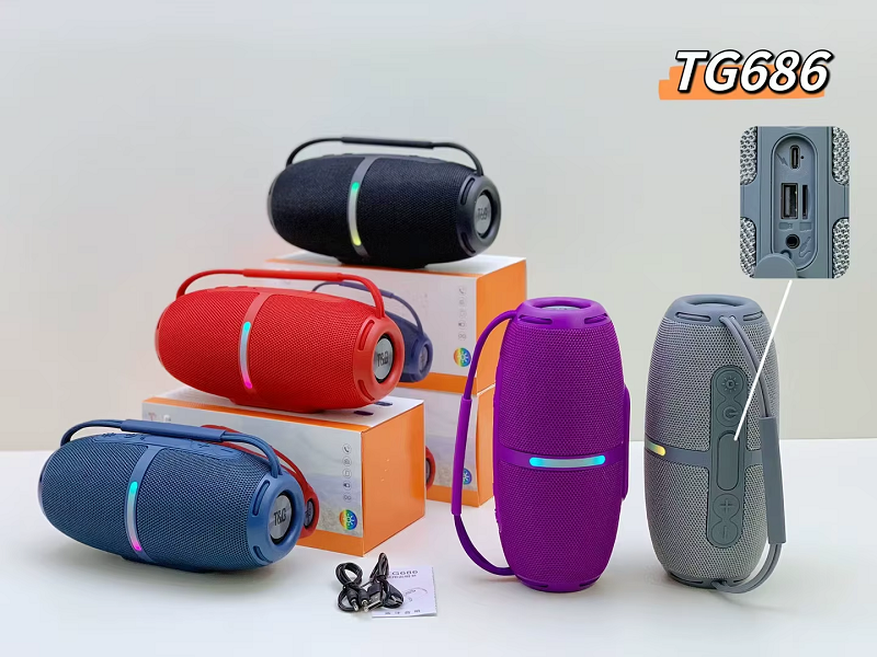 Ασύρματο ηχείο Bluetooth - TG-686 - 813522 - Grey