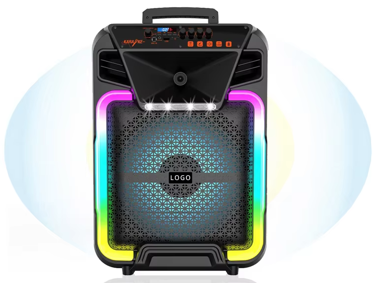 Φορητό ηχείο subwoofer με μικρόφωνο Karaoke - ABS-15102 - 813683