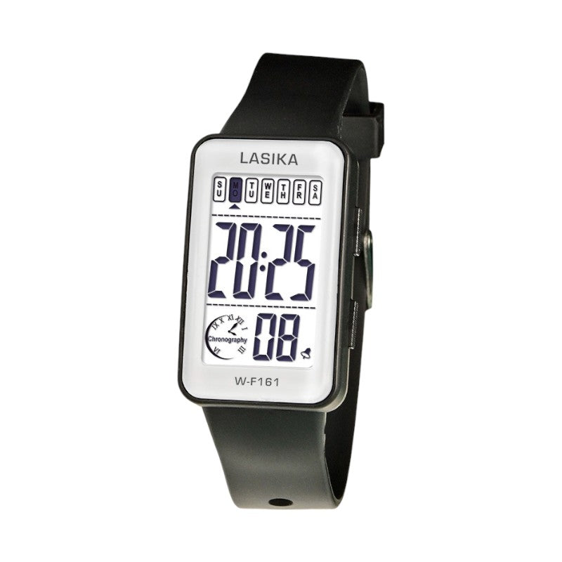 Ψηφιακό ρολόι χειρός - LS161 - Lasika - 817391 - Black/White