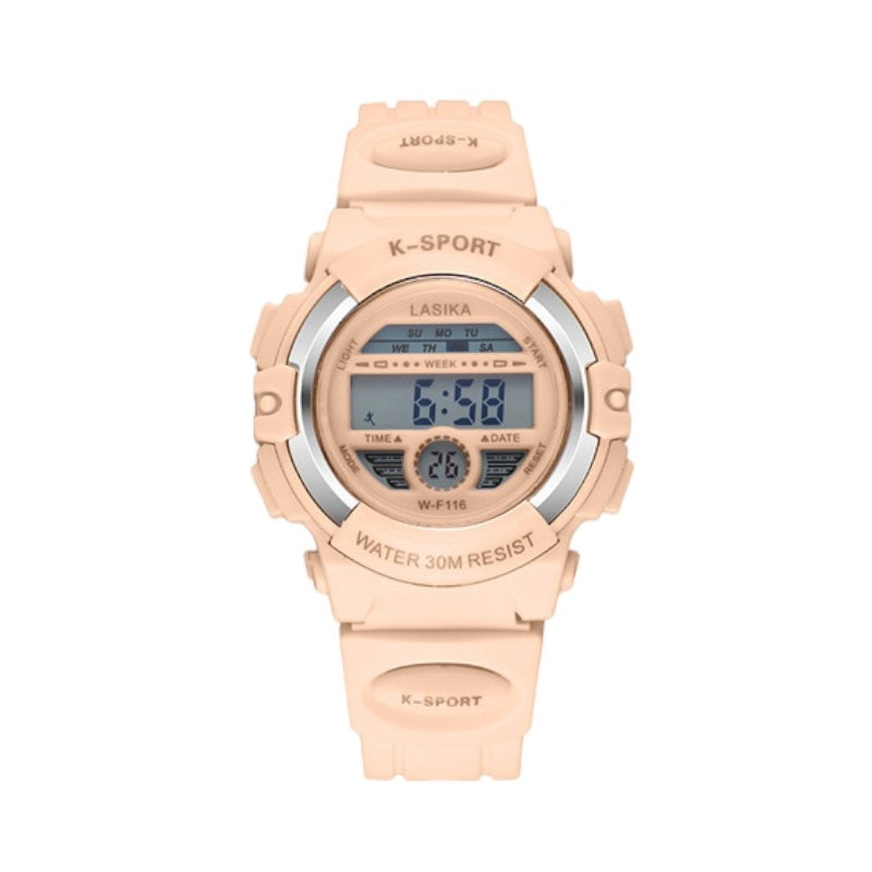 Ψηφιακό ρολόι χειρός - LS116 - Lasika - 817407 - Beige