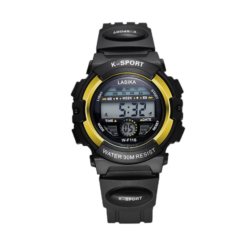 Ψηφιακό ρολόι χειρός - LS116 - Lasika - 817407 - Black/Gold