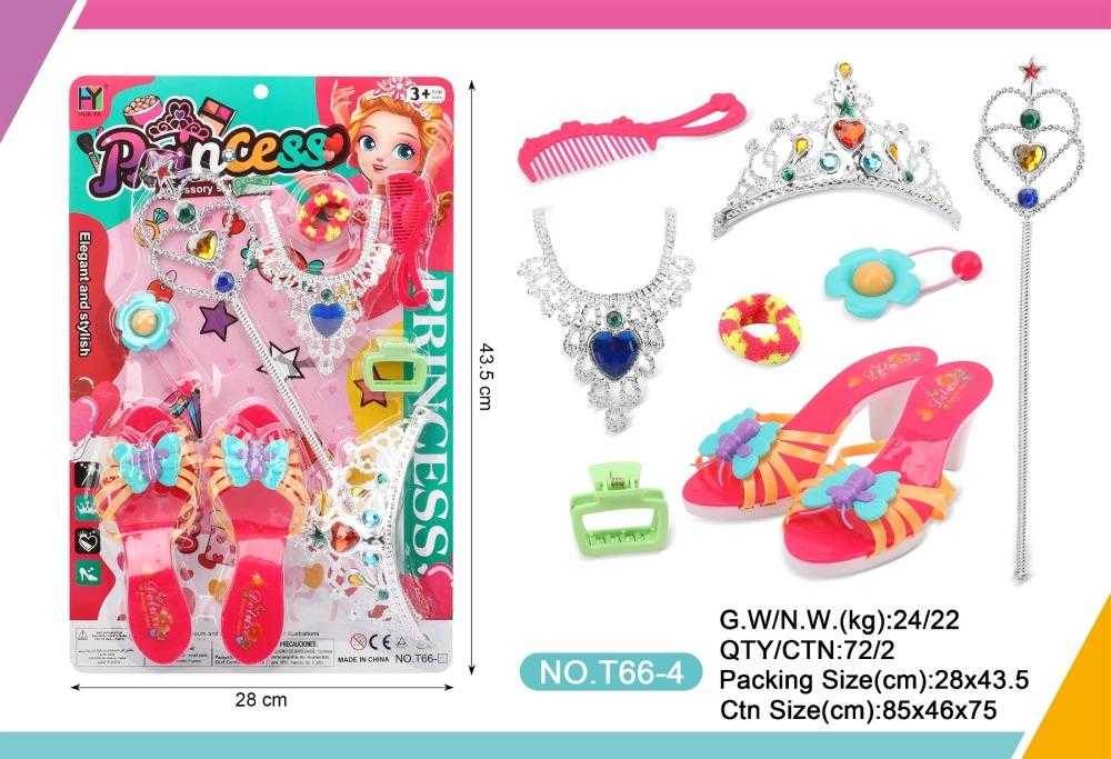 Children's princess set with sandals - T66-4 - 215167