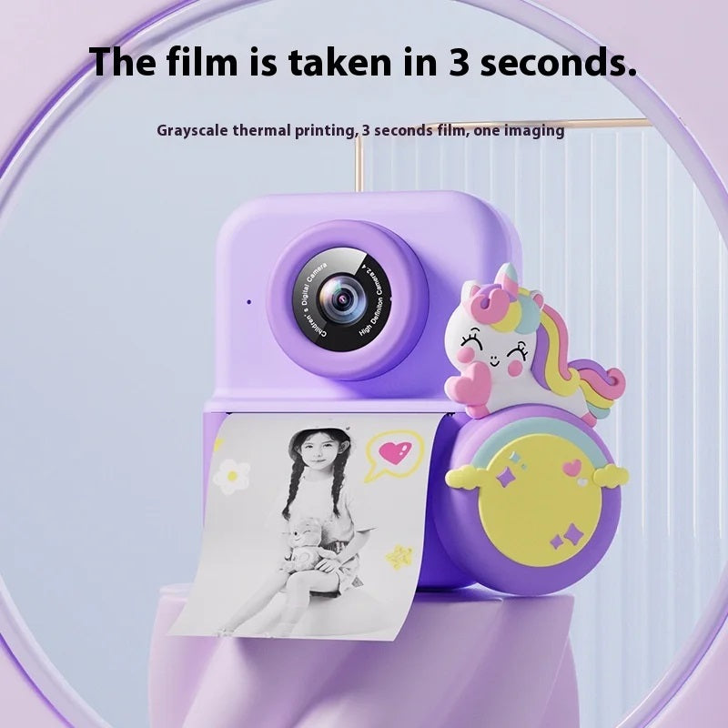 Children's Instant Camera with Printer - D3 - 851548 - Blue