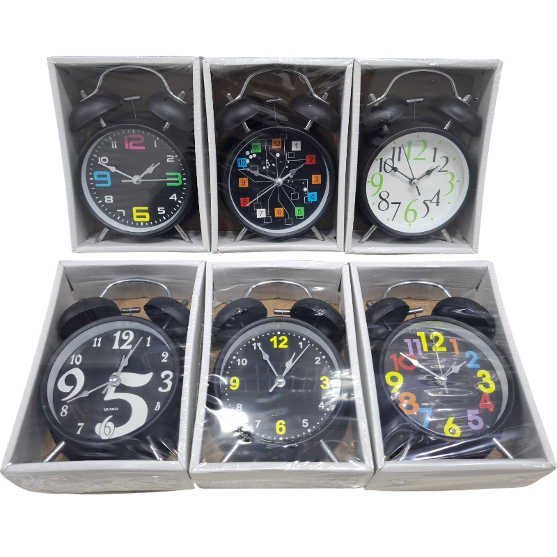 Table clock - Alarm clock - 8806-12 - 880659 - Black