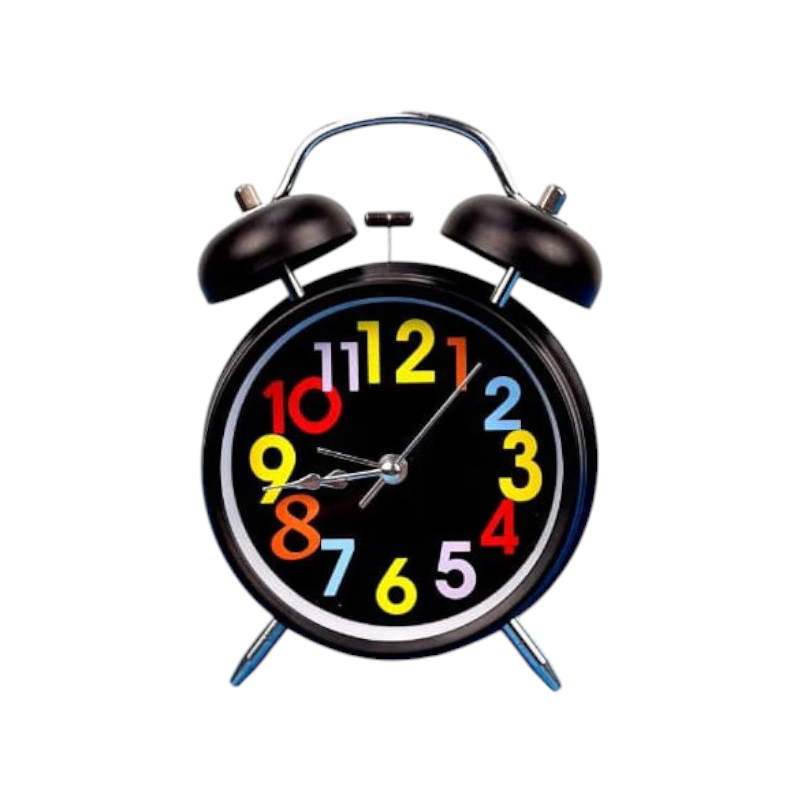 Table clock - Alarm clock - 8806-12 - 880659 - Black