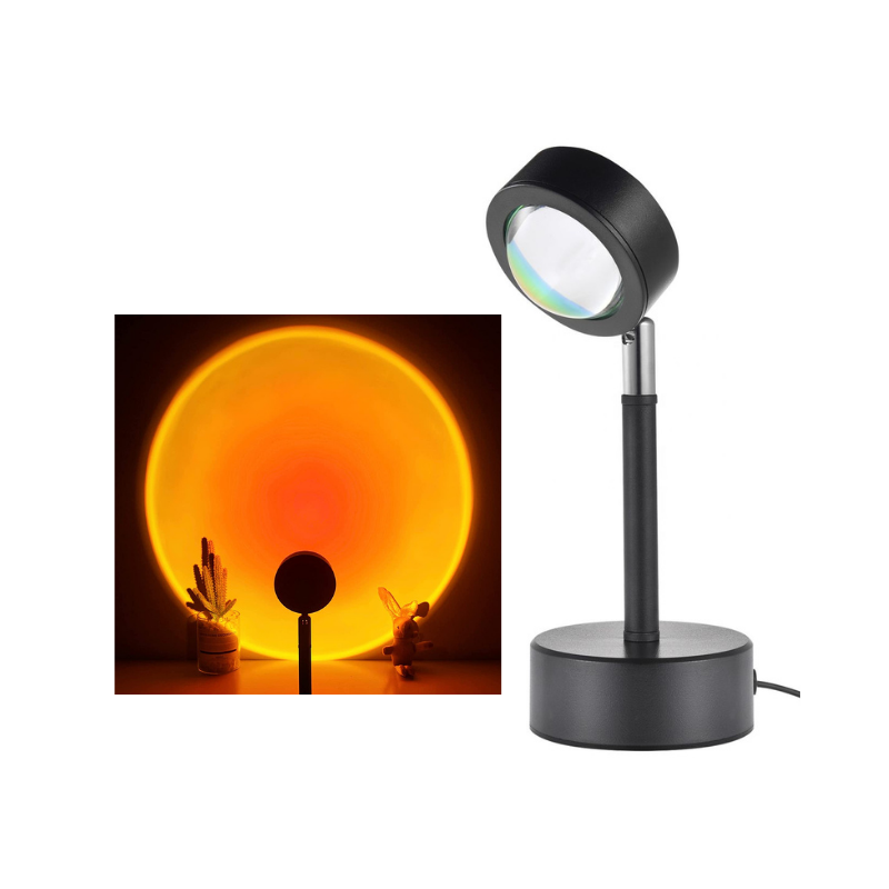Φωτιστικό LED με εφέ θερμό ηλιοβασίλεμα - Red Sunset - 883198 - iThinksmart.gr