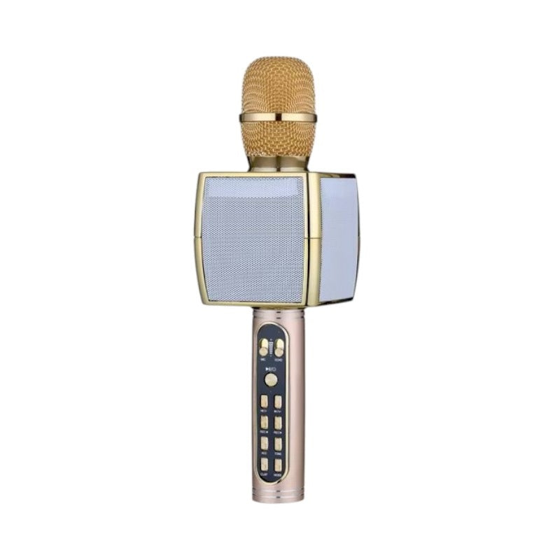 Wireless Karaoke Microphone with Speaker - YS-91 - 885215 - Gold