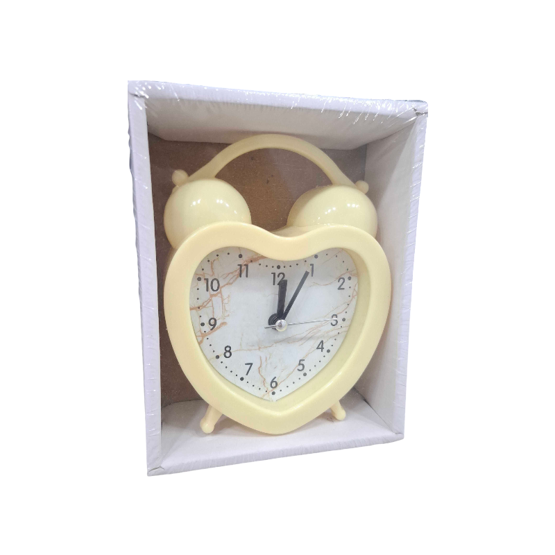 Table clock - Alarm clock - 617D - 906175 - Yellow