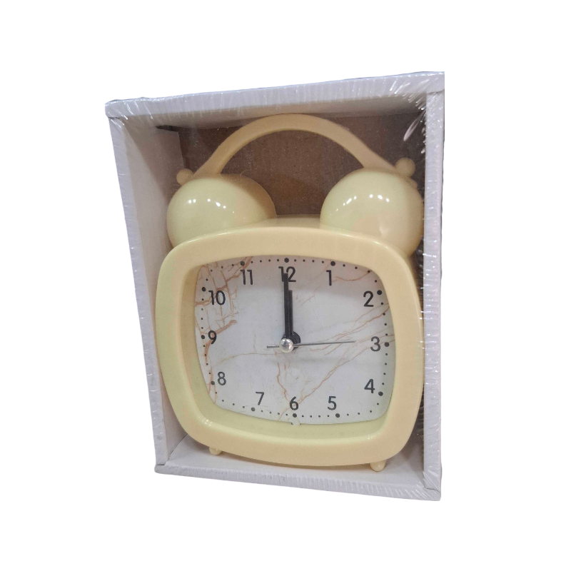 Table clock - Alarm clock - 618D - 906182 - Yellow